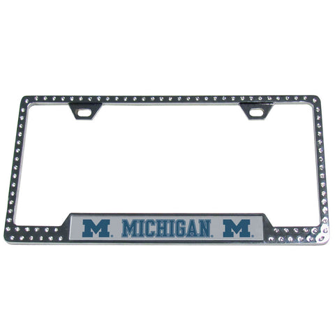 Michigan Wolverines Bling Tag Frame