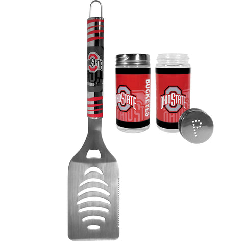 Ohio State Buckeyes   Tailgater Spatula and Salt and Pepper Shakers 