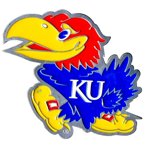 Kansas Jayhawks Class III Hitch Cover - Std Wire Plugs