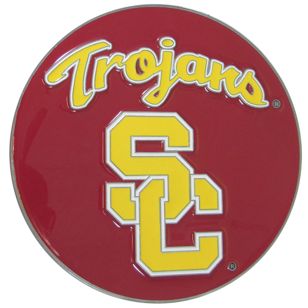 USC Trojans Hitch Cover Class II and Class III Metal Plugs