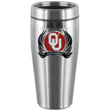 Oklahoma Sooners Steel Travel Mug