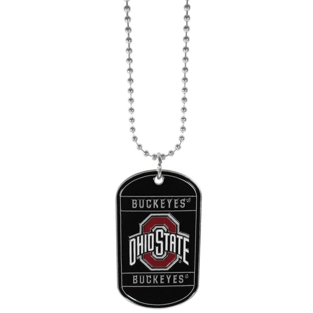 Ohio St. Buckeyes Tag Necklace