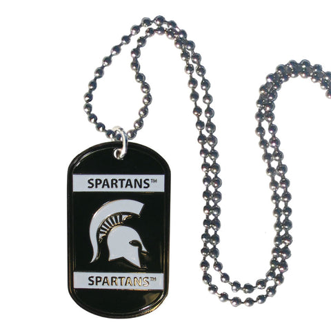 Michigan St. Spartans Tag Necklace