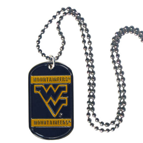 W. Virginia Mountaineers Tag Necklace