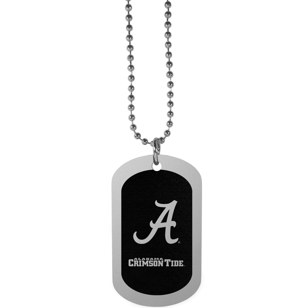 Alabama Crimson Tide Chrome Tag Necklace