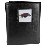Arkansas Razorbacks Leather Trifold Wallet