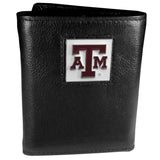 Texas A & M Aggies Leather Trifold Wallet