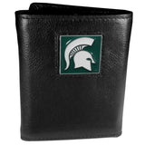 Michigan St. Spartans Leather Trifold Wallet