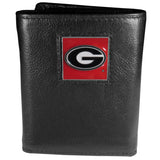 Georgia Bulldogs Leather Trifold Wallet