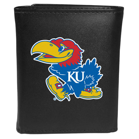 Kansas Jayhawks Trifold Wallet - Large Logo