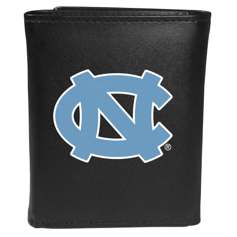 North Carolina Tar Heels   Tri fold Wallet Large Logo 