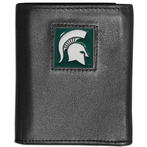 Michigan St. Spartans Leather Trifold Wallet