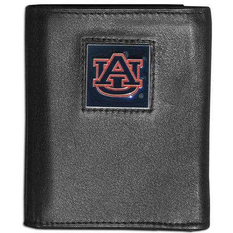 Auburn Tigers Leather Trifold Wallet