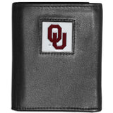 Oklahoma Sooners Leather Trifold Wallet