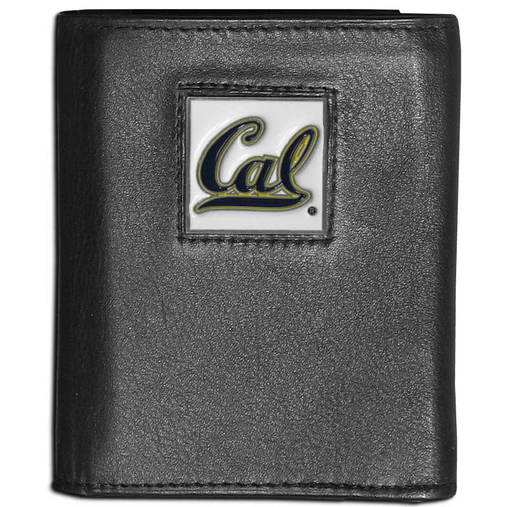 Cal Berkeley Bears Leather Trifold Wallet
