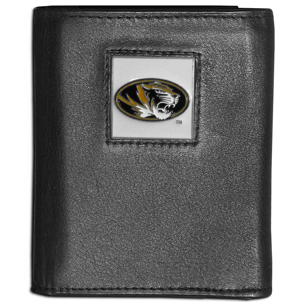 Missouri Tigers Leather Trifold Wallet