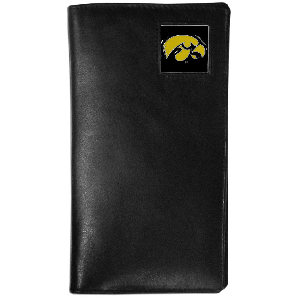 Iowa Hawkeyes Leather Tall Wallet