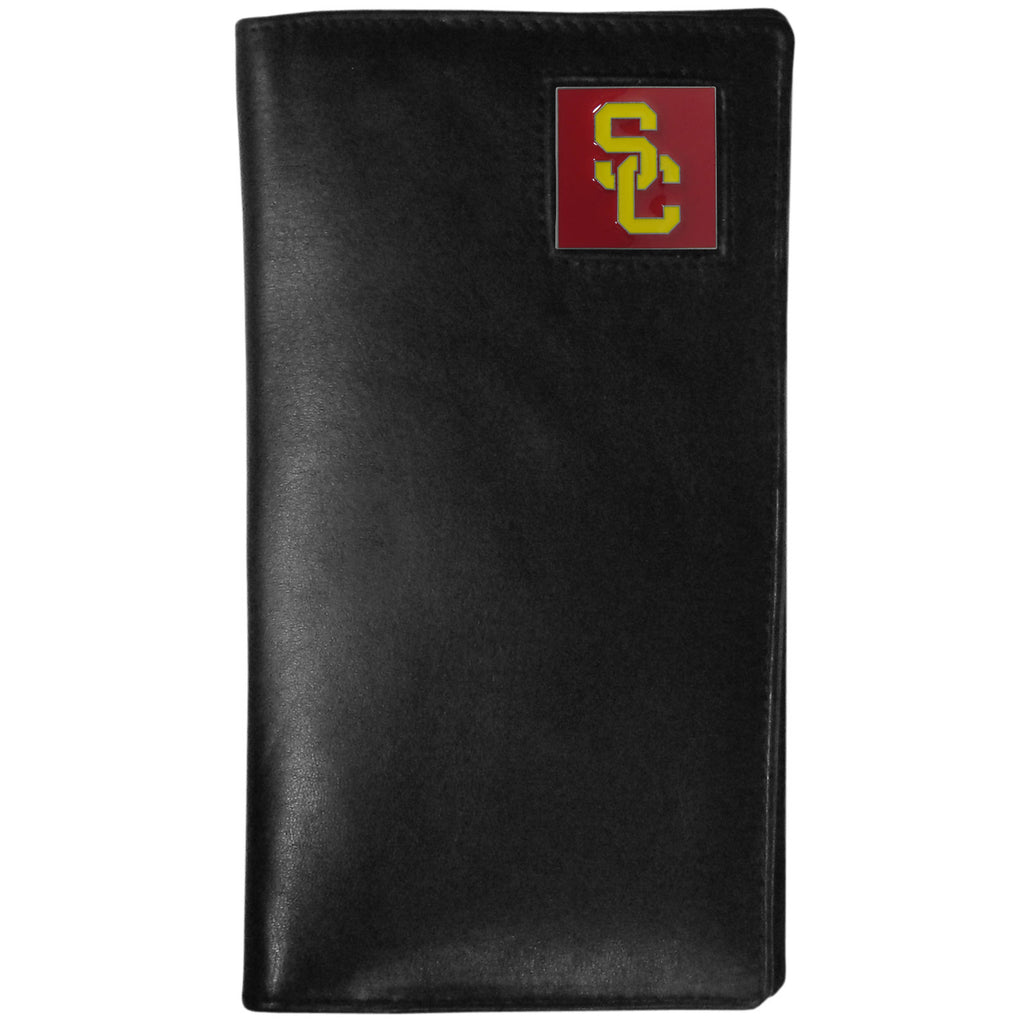 USC Trojans Leather Tall Wallet