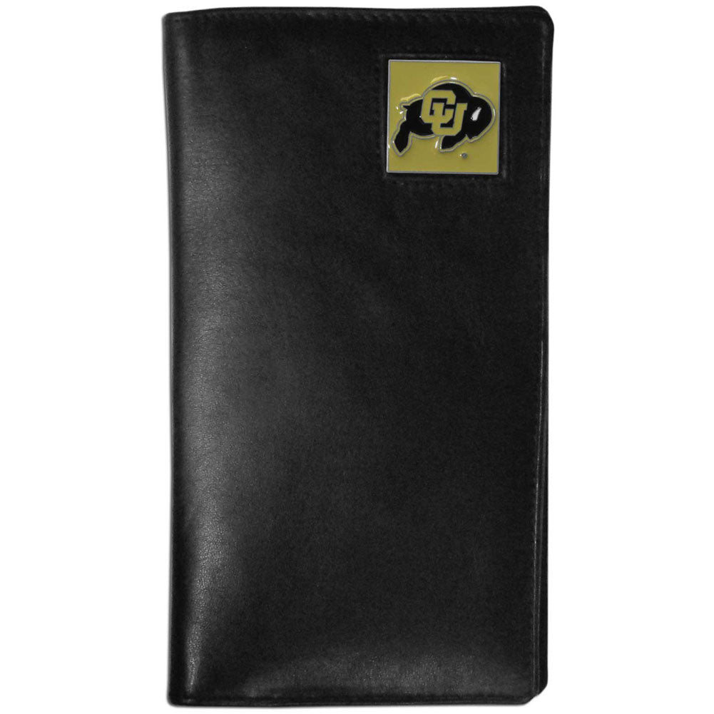 Colorado Buffaloes Leather Tall Wallet