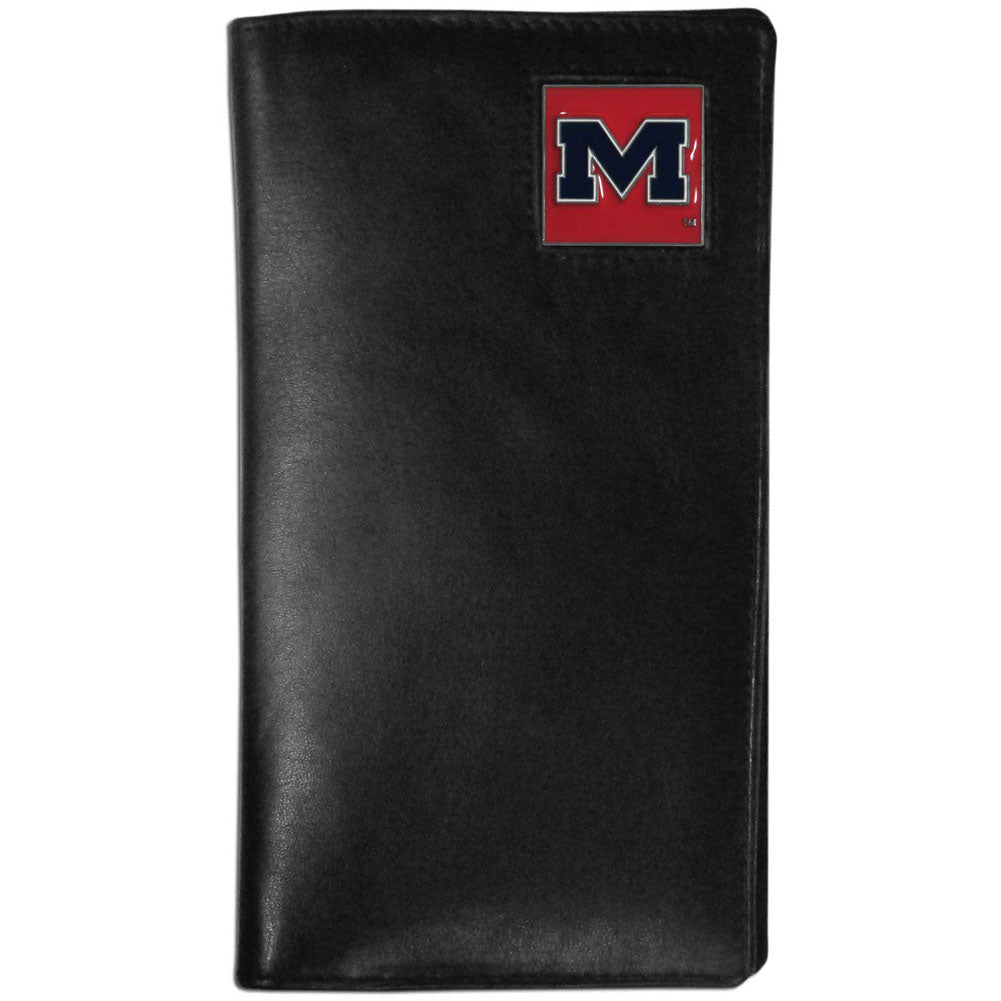 Ole Miss Rebels   Leather Tall Wallet 