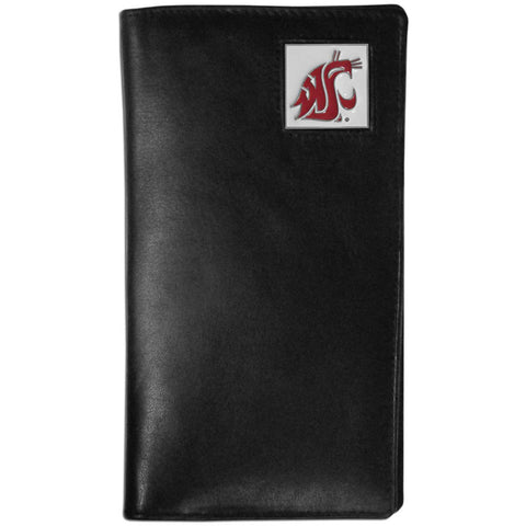 Washington St. Cougars Leather Tall Wallet