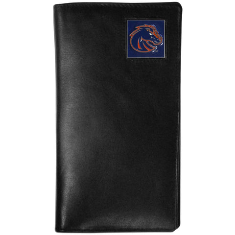 Boise St. Broncos Leather Tall Wallet