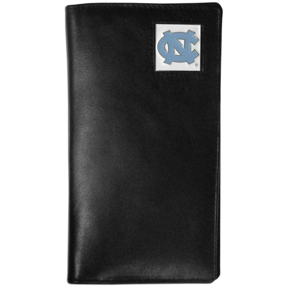 North Carolina Tar Heels   Leather Tall Wallet 