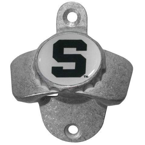 Michigan St. Spartans Wall Mounted Bottle Opener