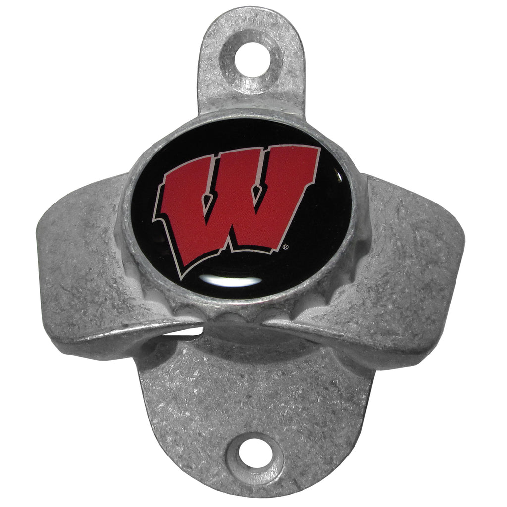 Wisconsin Badgers Wall Mounted Bottle Opener