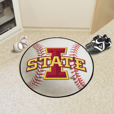 Iowa State Cyclones Baseball Mat 27" diameter 