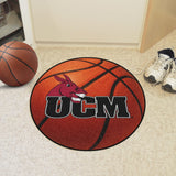 Central Missouri Mules Basketball Mat 27" diameter 