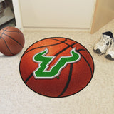 South Florida Bulls Basketball Mat 27" diameter 