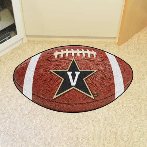 Vanderbilt Commodores Football Mat 20.5"x32.5" 