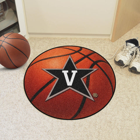 Vanderbilt Commodores Basketball Mat 27" diameter 