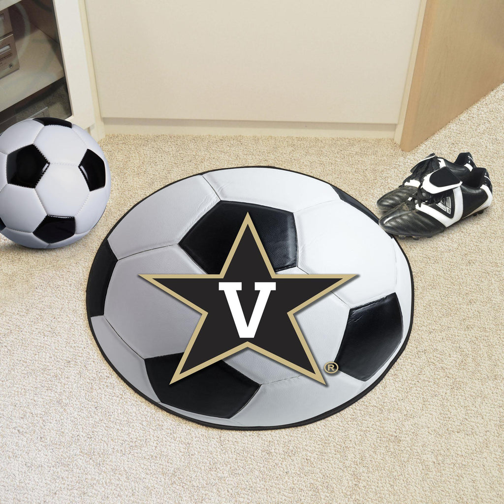 Vanderbilt Commodores Soccer Ball Mat 27" diameter 