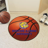 Western Illinois Leathernecks Basketball Mat 27" diameter 