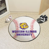 Western Illinois Leathernecks Baseball Mat 27" diameter 