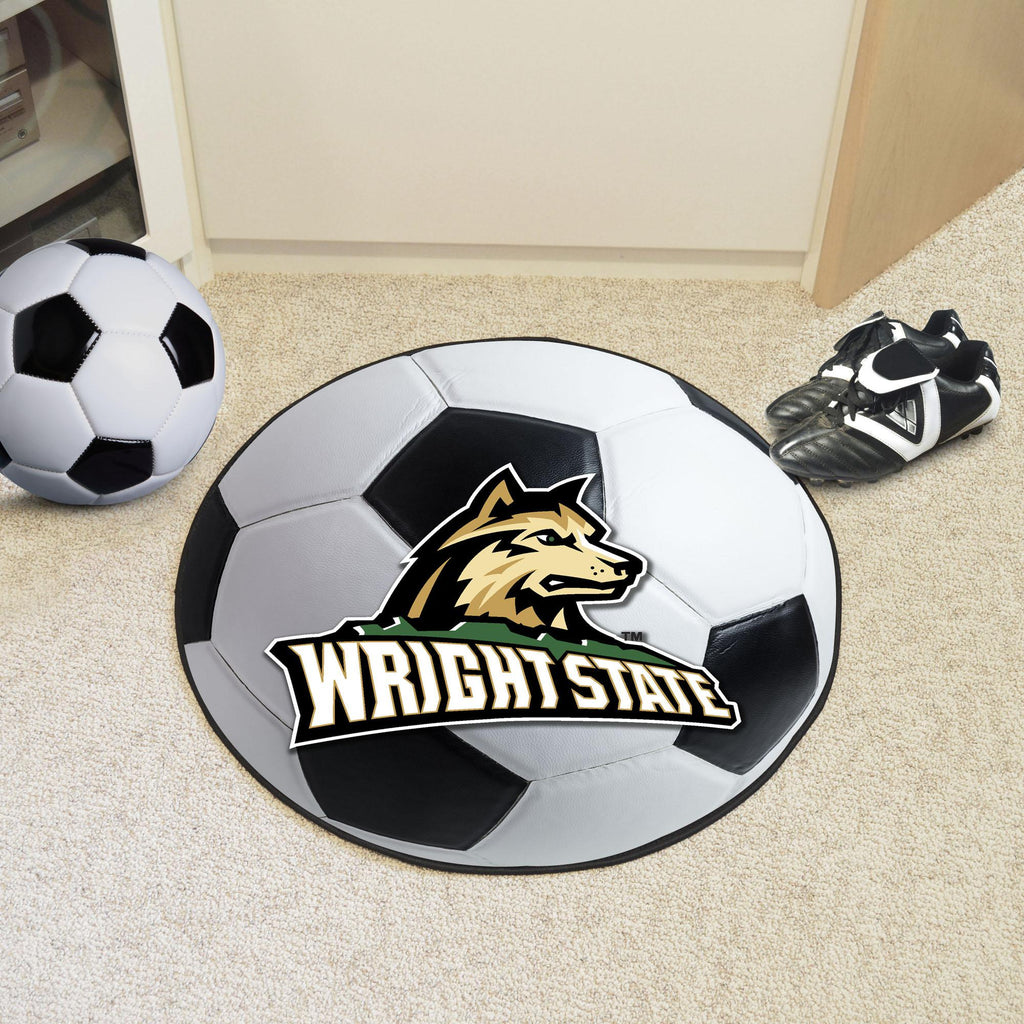 Wright State Raiders Soccer Ball Mat 27" diameter 