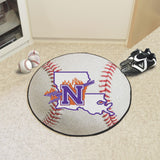 Northwestern Wildcats Baseball Mat 27" diameter