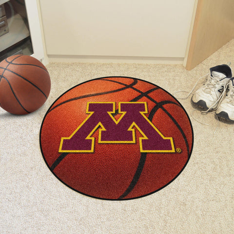 Minnesota Golden Gophers Basketball Mat 27" diameter 