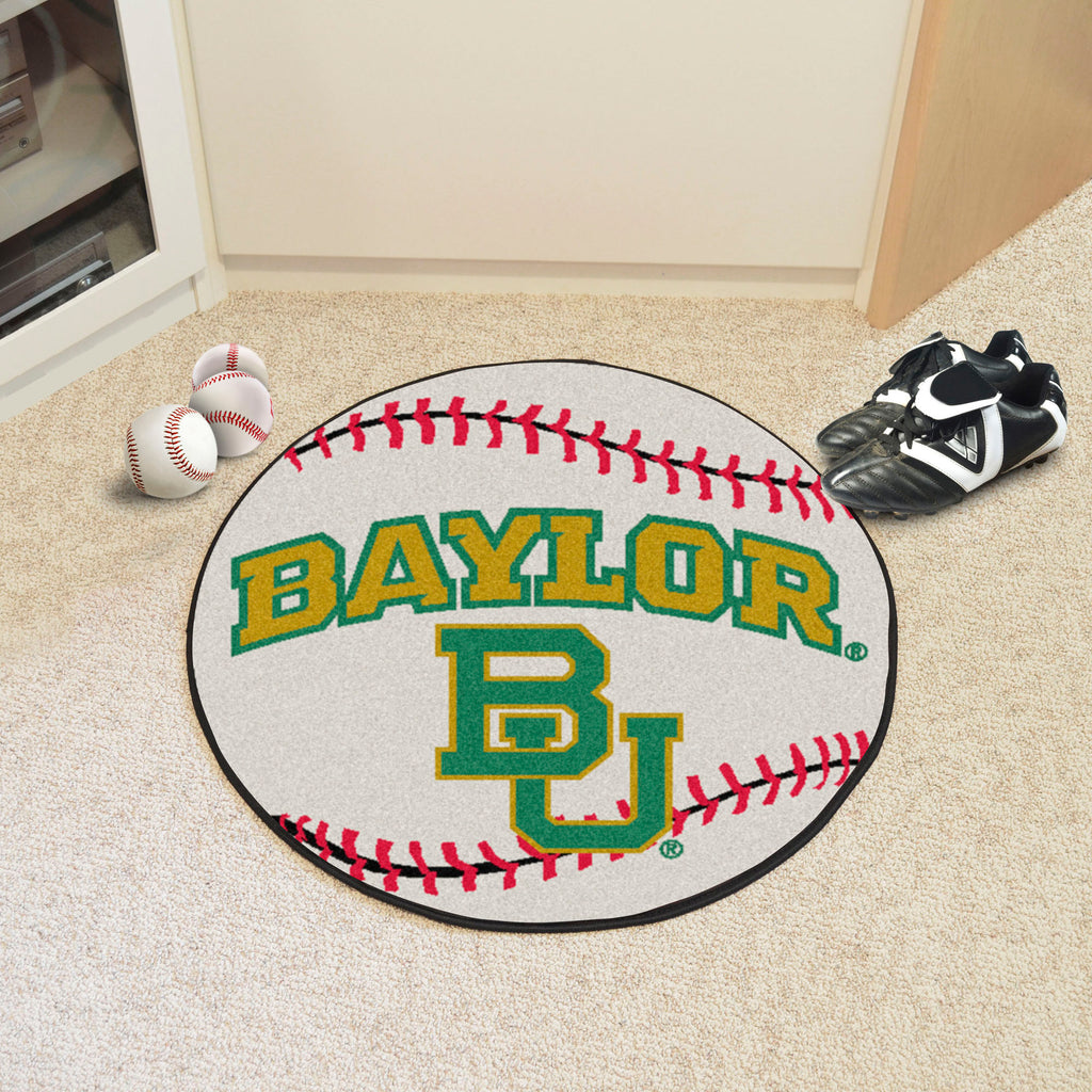 Baylor Baseball Mat 27" diameter