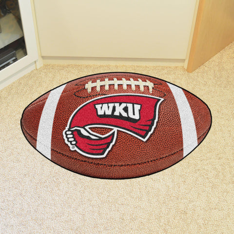 Western Kentucky Hilltoppers Football Mat 20.5"x32.5" 