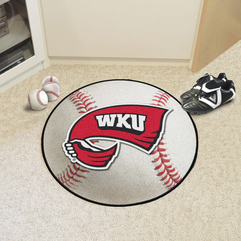 Western Kentucky Hilltoppers Baseball Mat 27" diameter 