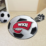 Western Kentucky Hilltoppers Soccer Ball Mat 27" diameter 