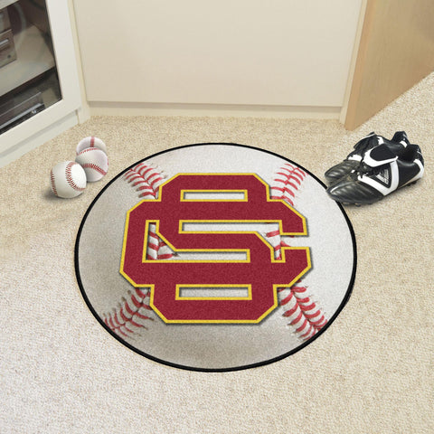USC Trojans Baseball Mat 27" diameter 