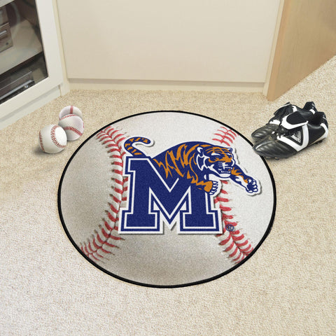 Memphis Tigers Baseball Mat 27" diameter 