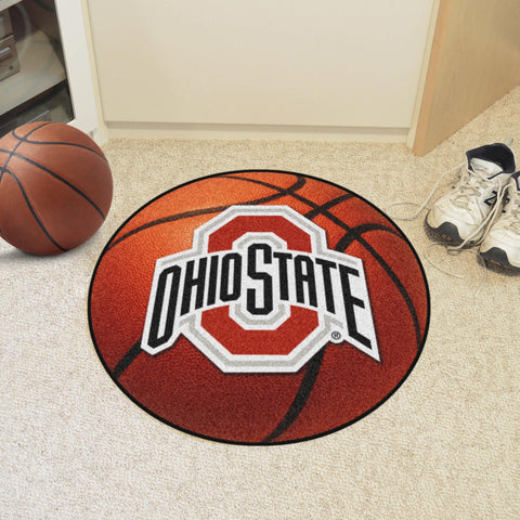 Ohio State Buckeyes Basketball Mat 27" diameter 