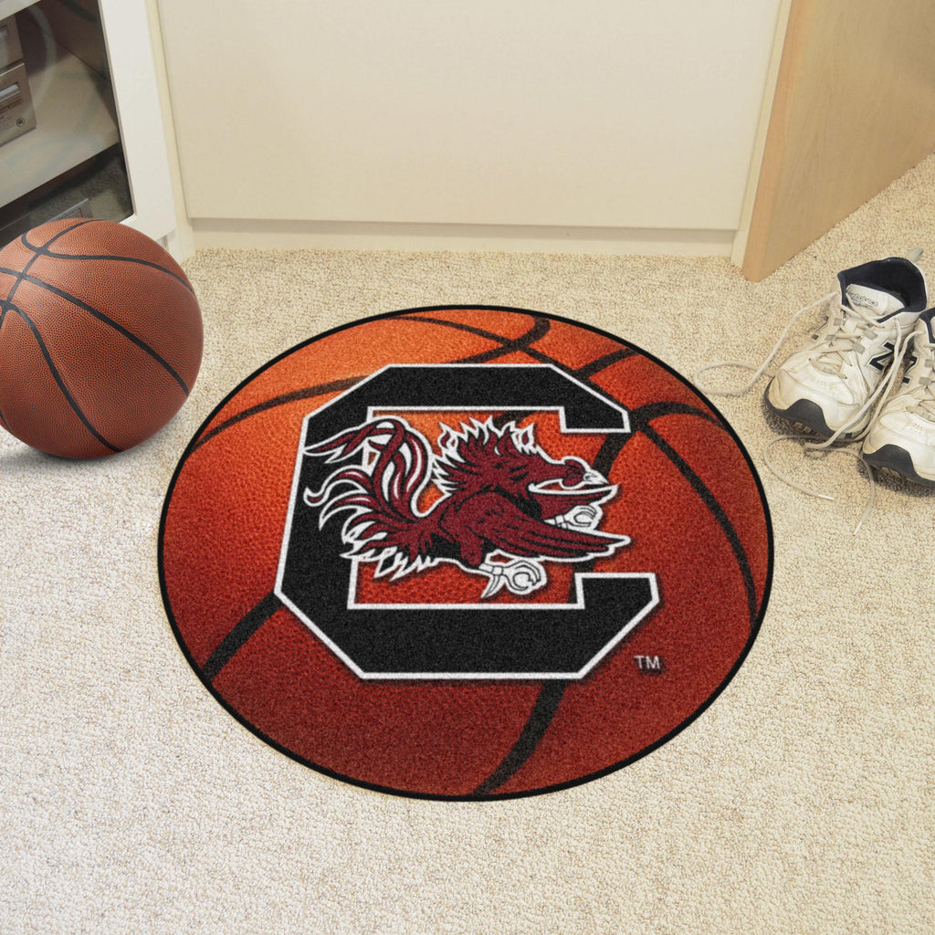 South Carolina Gamecocks Basketball Mat 27" diameter 