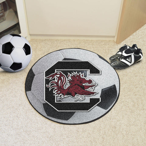 South Carolina Gamecocks Soccer Ball Mat 27" diameter 
