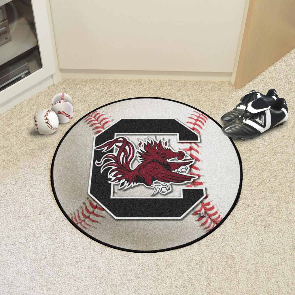 South Carolina Gamecocks Baseball Mat 27" diameter 